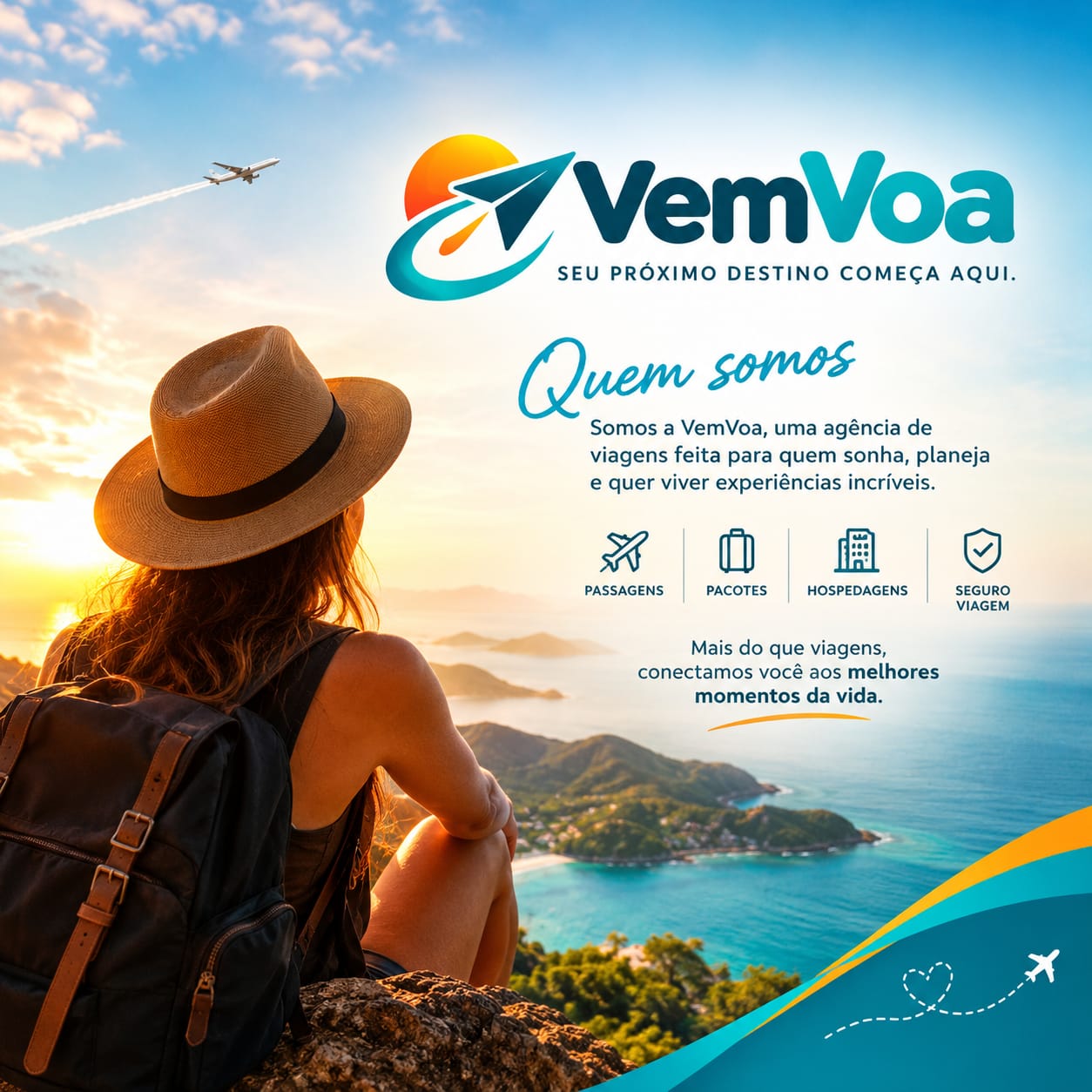 Identidade Visual VemVoa Viagens